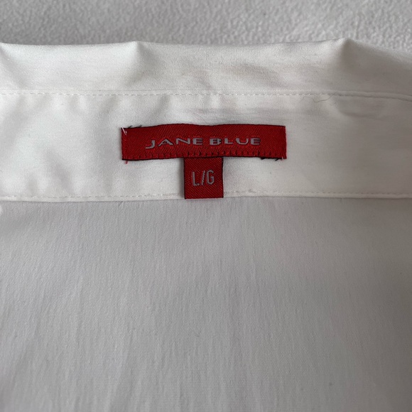 JANE BLUE HALF SLEEVE BLOUSE - Picture 4 of 4